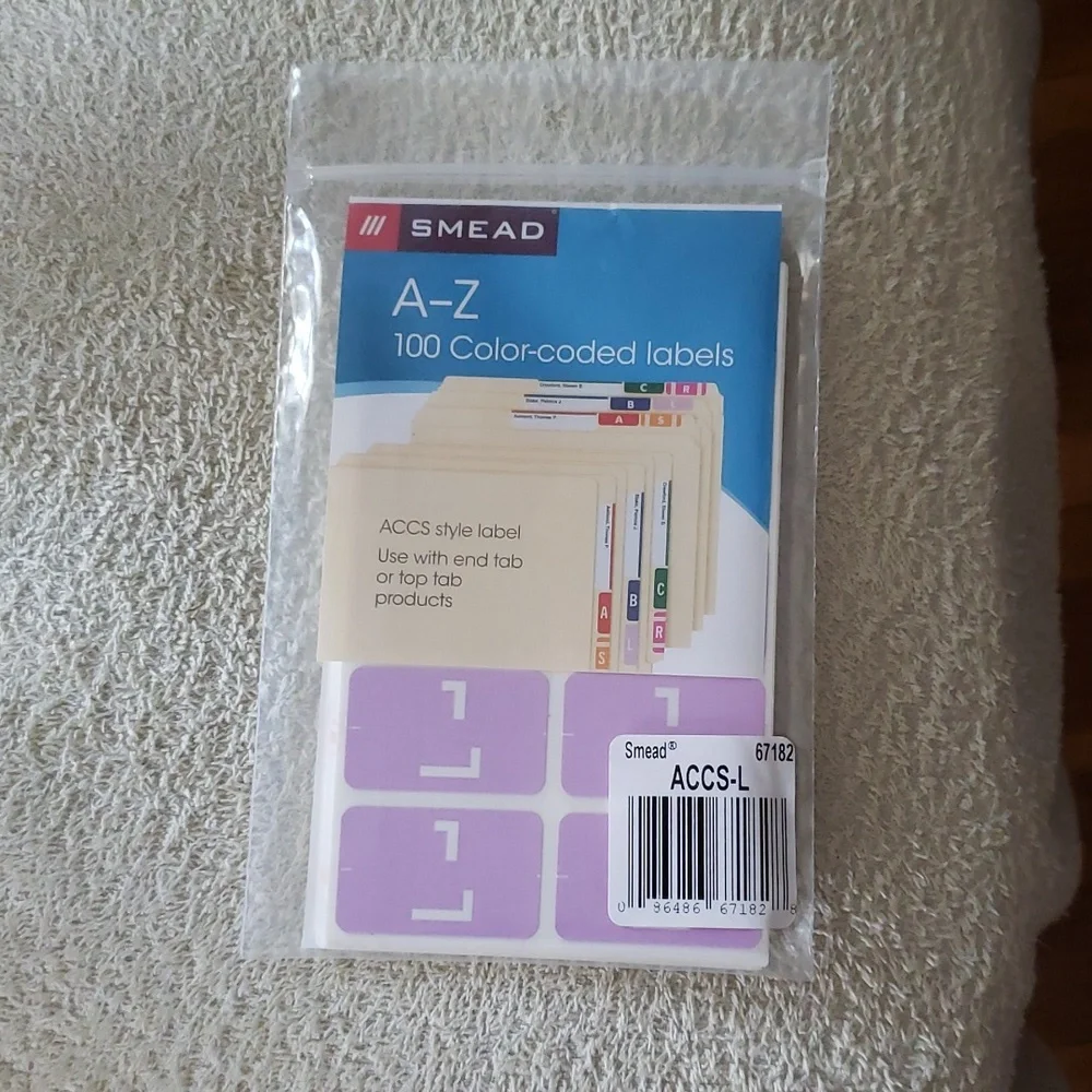 New Smead Color Labels 